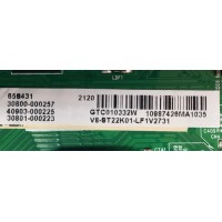 MAIN PARA TV TCL  NUMERO DE PARTE  30800-000257 / 40-MS22T4-MAB2HG / 11602-500210 / MS22T4 / 30801-000223 / V8-ST22K01-LF1V2731 / 40903-000225 / PANEL LVU650NDEL / DISPLAY LSC650FN04-T02 /  MODELO 65S431 / 65S435